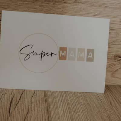 Karte Super Mama