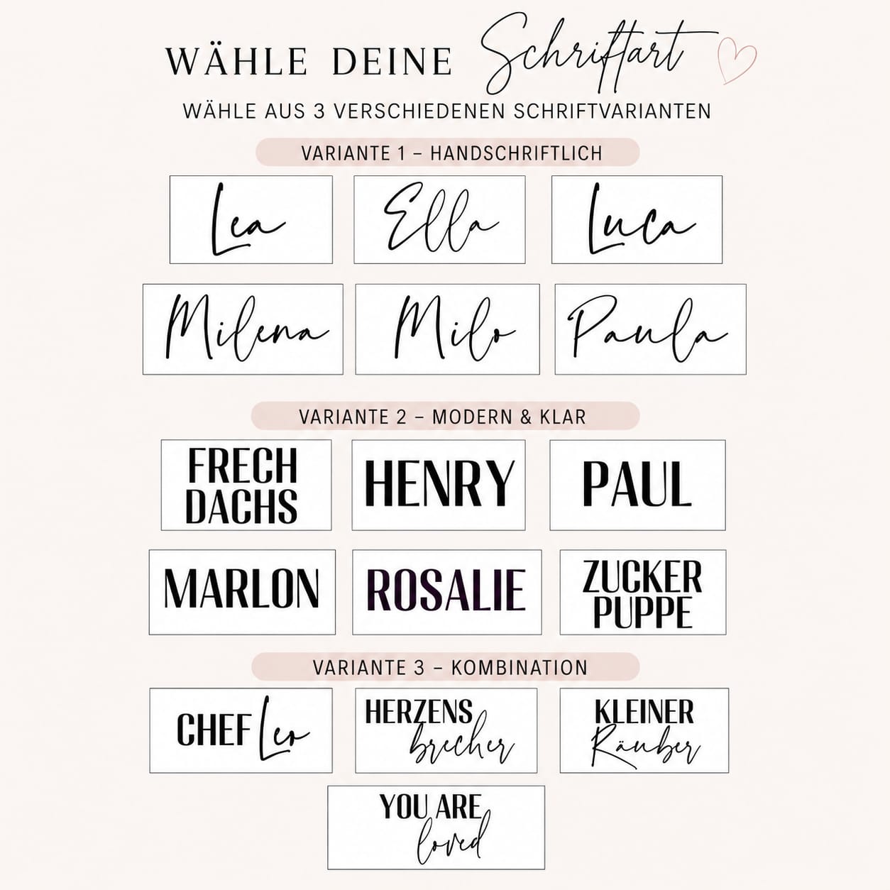 Personalisierte Beanie ♥︎ – Bild 13