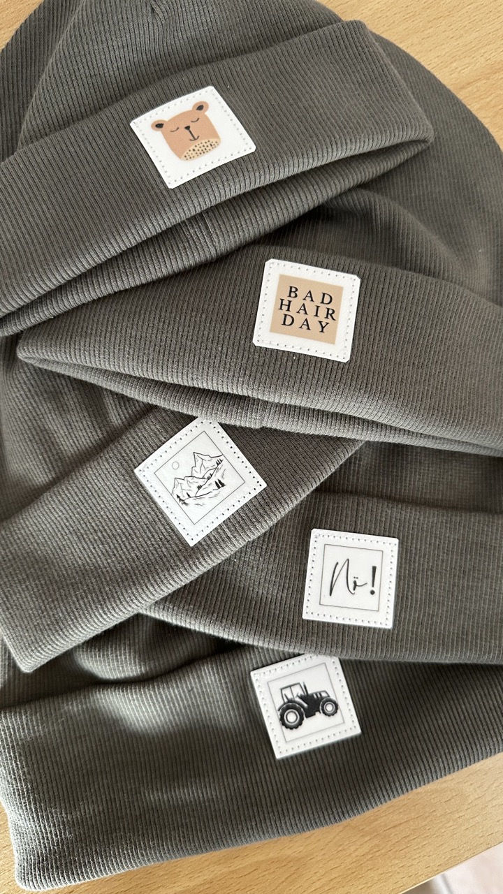 Beanies in Tanne gerippt – Bild 3