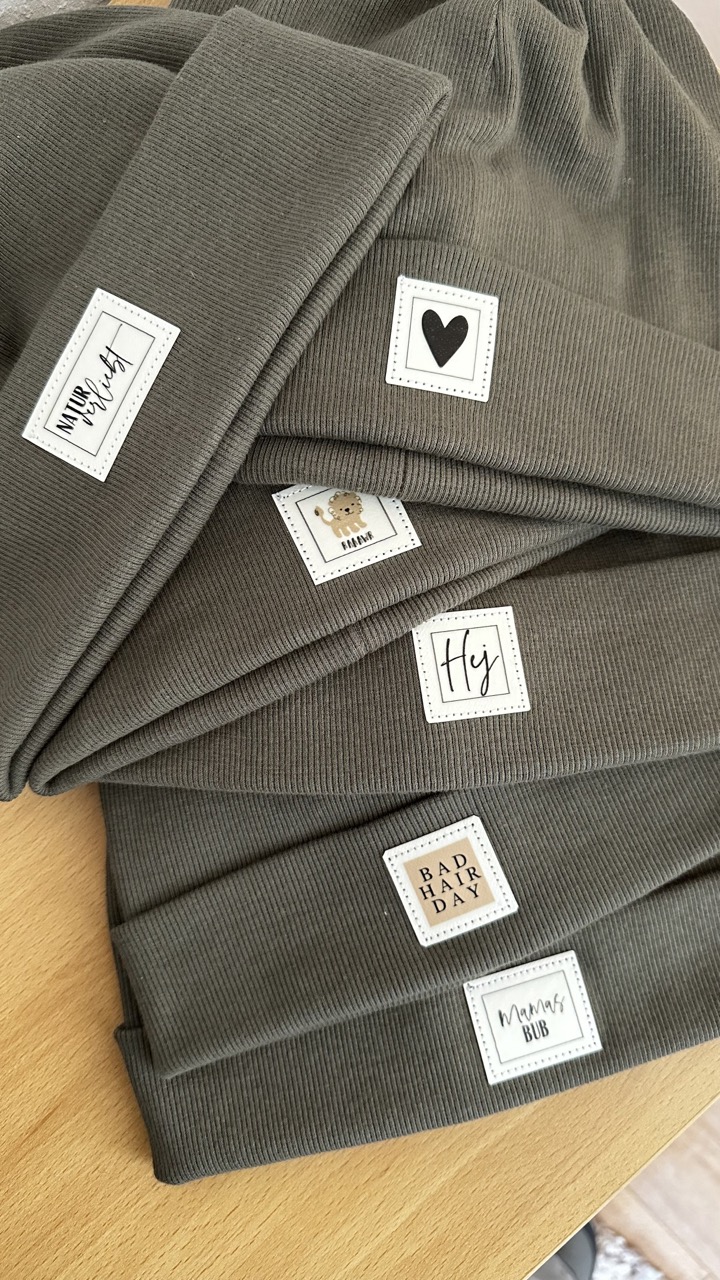 Beanies in Tanne gerippt – Bild 4