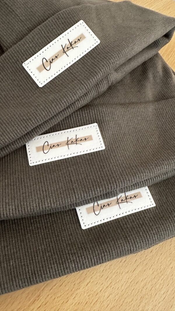 Beanies in Tanne gerippt – Bild 5