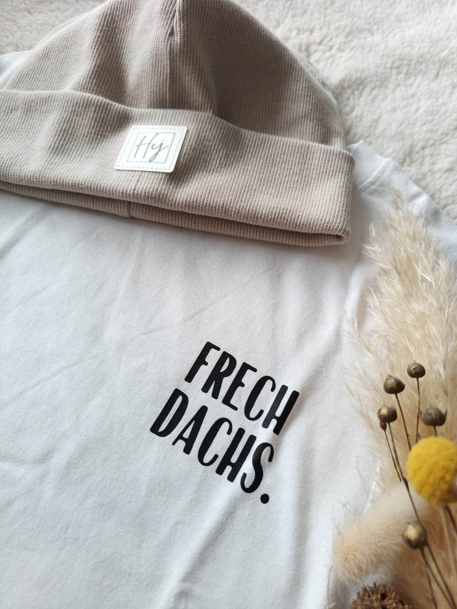 Tshirt Frechdachs + Beanie – Bild 2