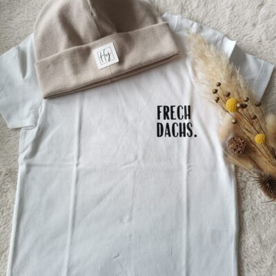 Tshirt Frechdachs + Beanie